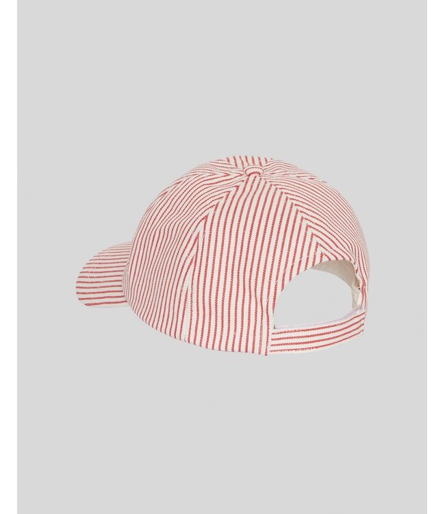 Rhianne Cap Ecru Flame Scarlett