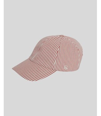 Rhianne Cap Ecru Flame Scarlett