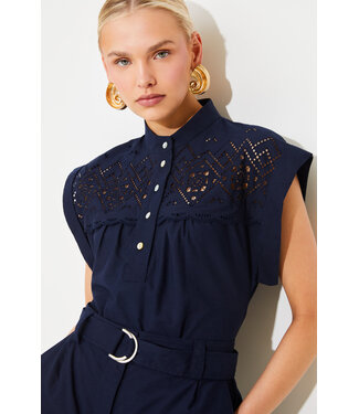 Ludy Blouse Navy