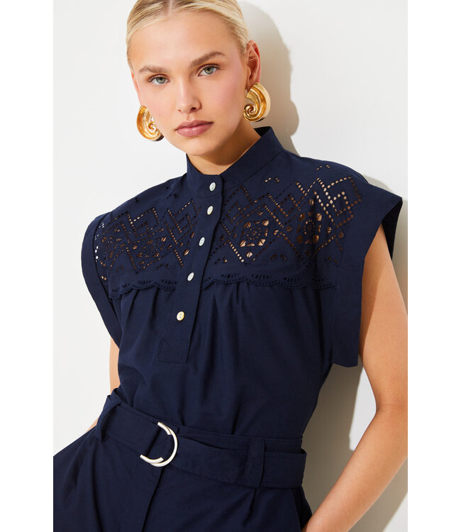 Ludy Blouse Navy