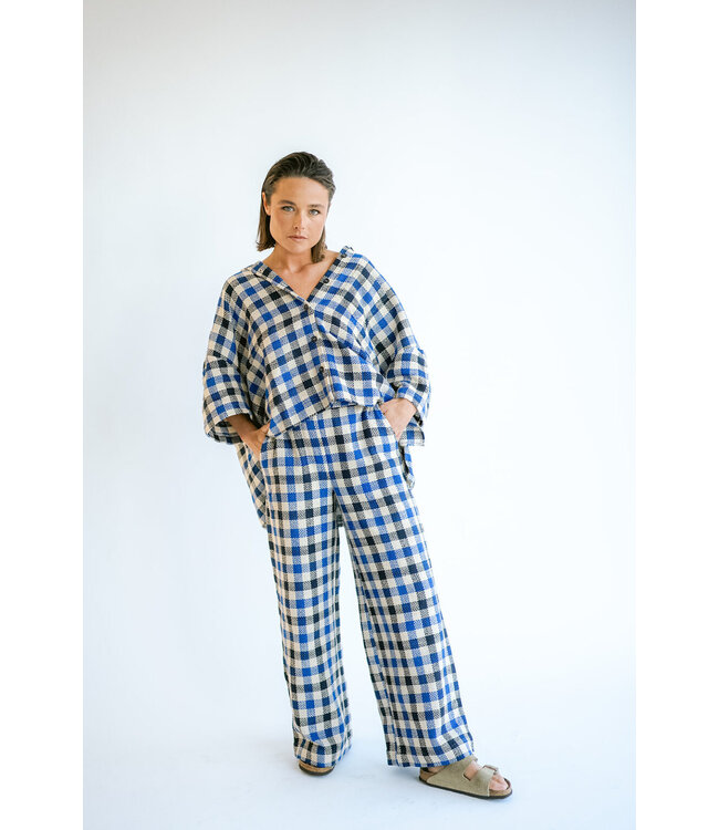 Sam Pants Cobalt Square