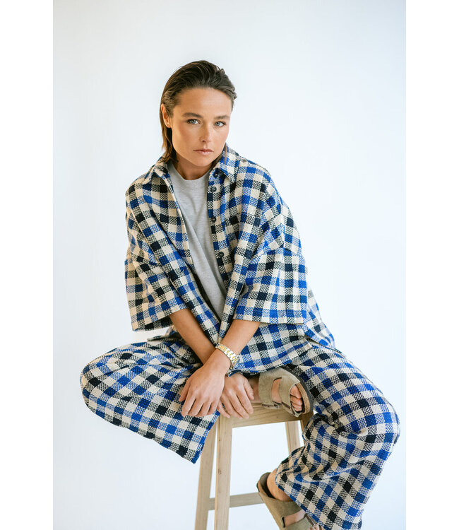 Sam Pants Cobalt Square