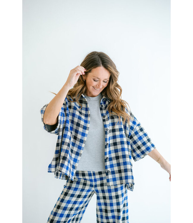 Mon Shacket Cobalt Square