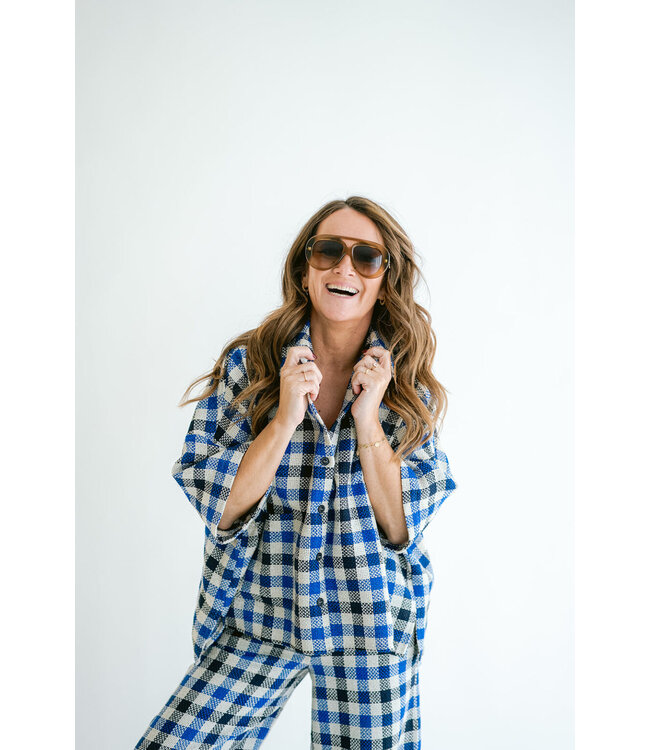 Mon Shacket Cobalt Square