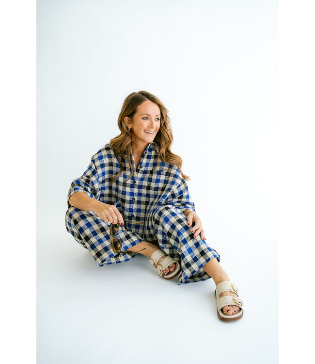 Mon Shacket Cobalt Square