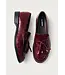 Marietta Onix Burgundy Leather Loafers