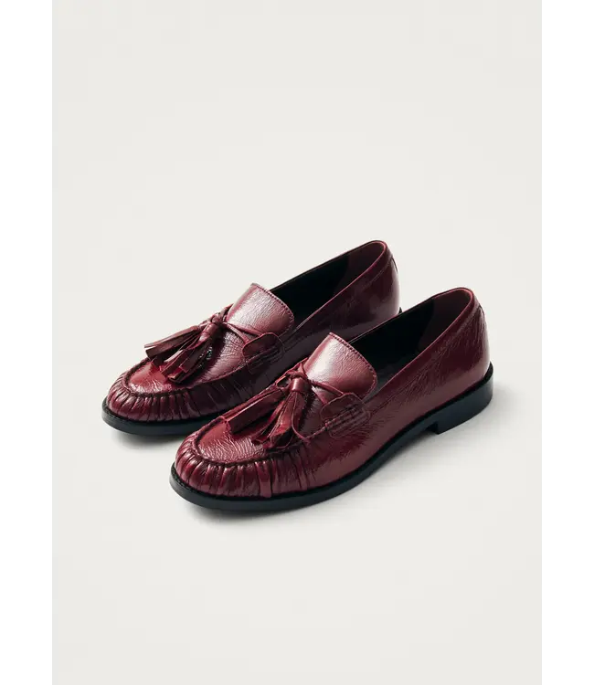 Marietta Onix Burgundy Leather Loafers