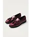 Marietta Onix Burgundy Leather Loafers