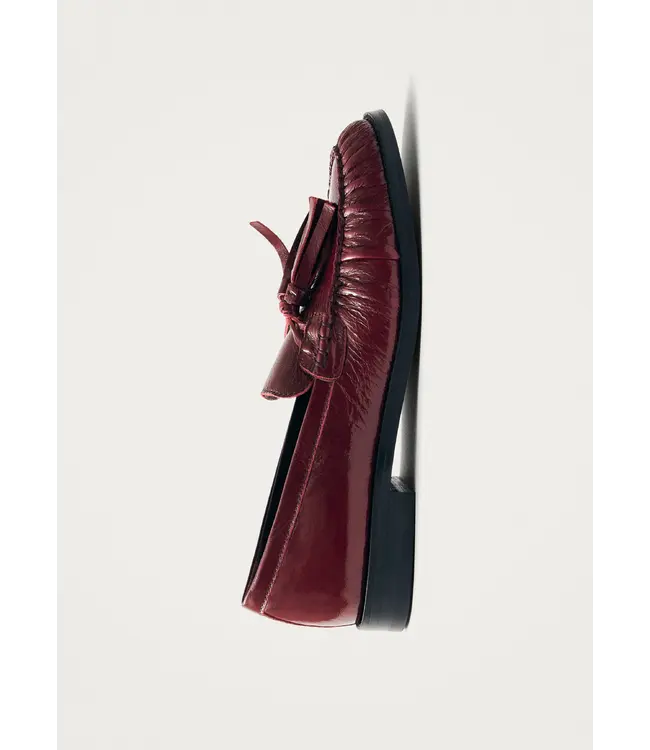 Marietta Onix Burgundy Leather Loafers