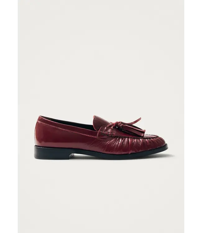 Marietta Onix Burgundy Leather Loafers