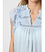 Jayla Voile Top Light Blue