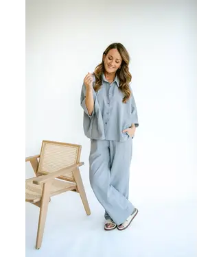 Selena Pants Ice Blue Uni