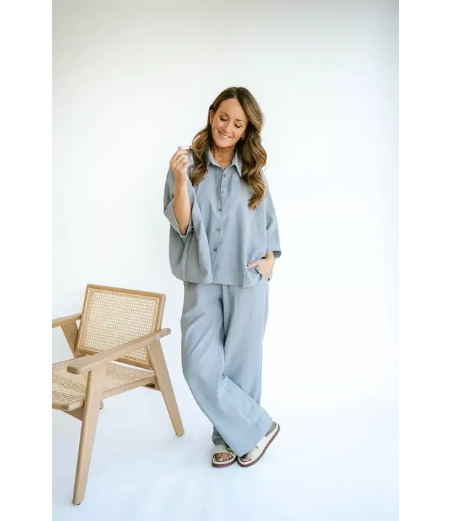 Selena Pants Ice Blue Uni