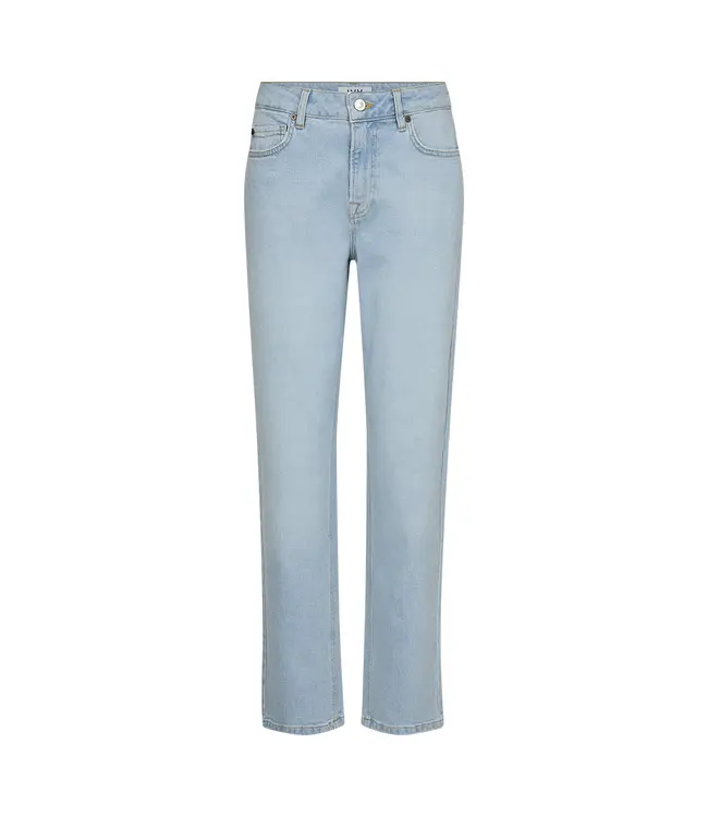 Tonya Cropped Jeans Wash Denim Blue