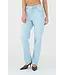 Tonya Cropped Jeans Wash Denim Blue