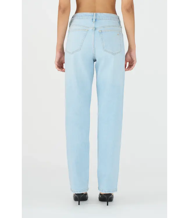 Tonya Cropped Jeans Wash Denim Blue