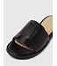 Isabella Leather Slipper Black