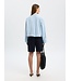 Astha Cropped Boxy Shirt Cashmere Blue