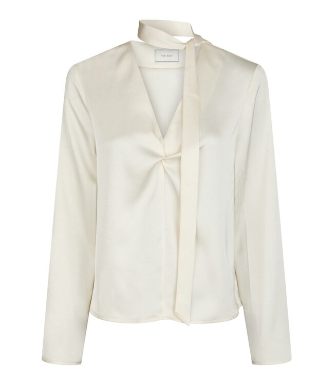 Susanna Heavy Sateen Blouse Pearl
