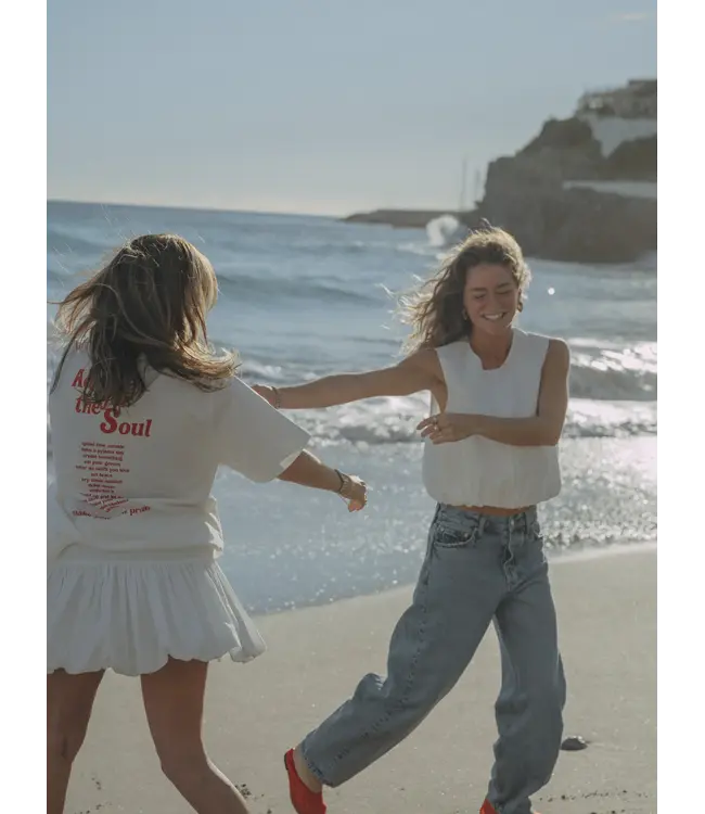 Liam Ballon Top White