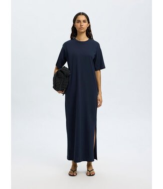 Essential Ankle Pocket Dress Dark Sapphire