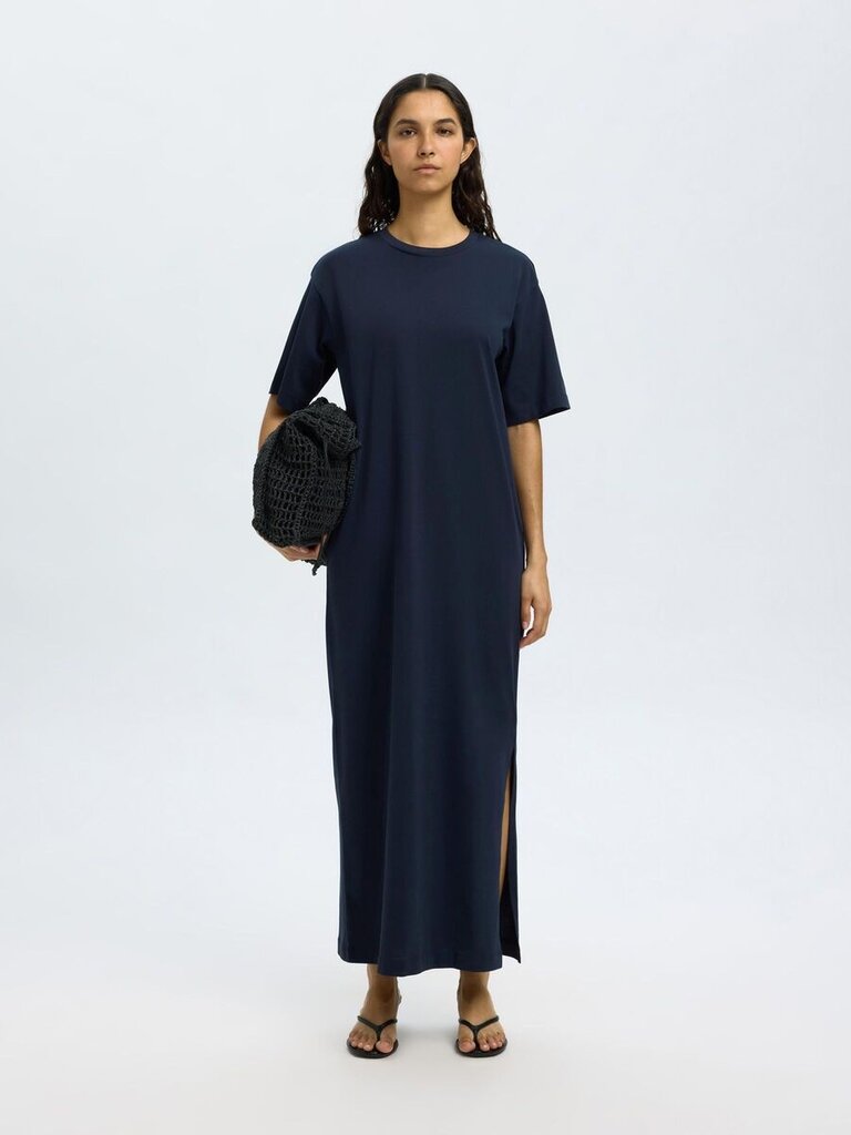 Essential Ankle Pocket Dress Dark Sapphire