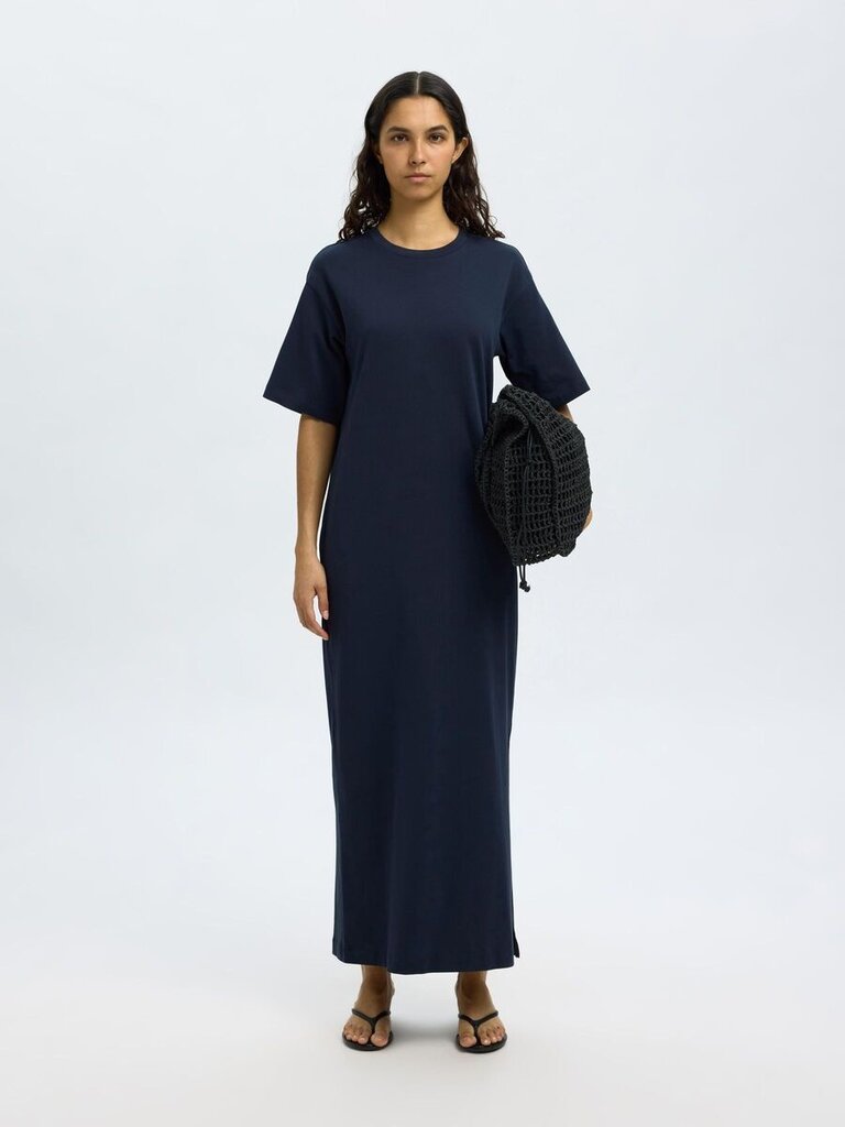 Essential Ankle Pocket Dress Dark Sapphire