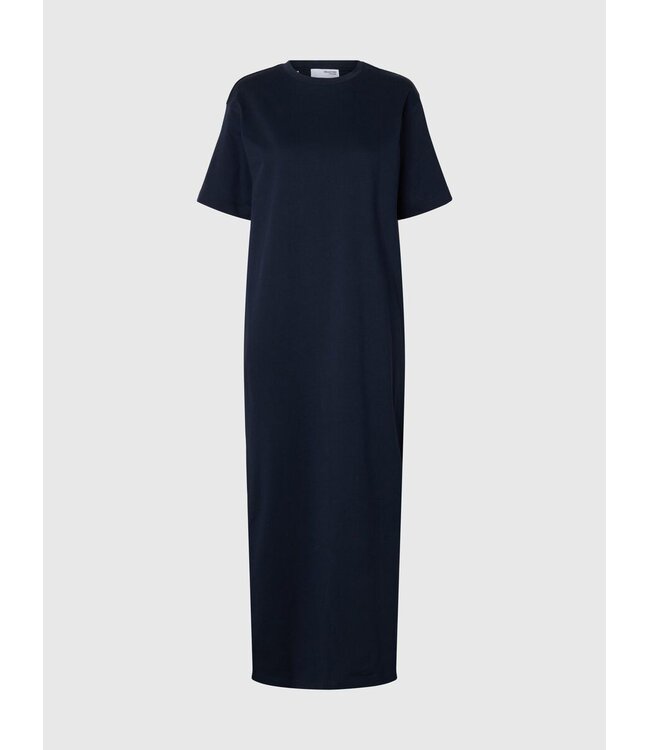 Essential Ankle Pocket Dress Dark Sapphire