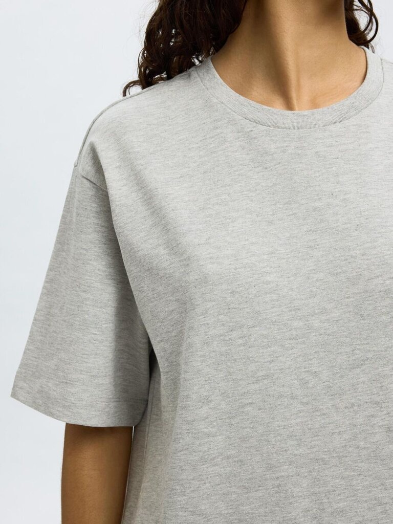 Essential Ankle Pocket Dress Light Grey Mel