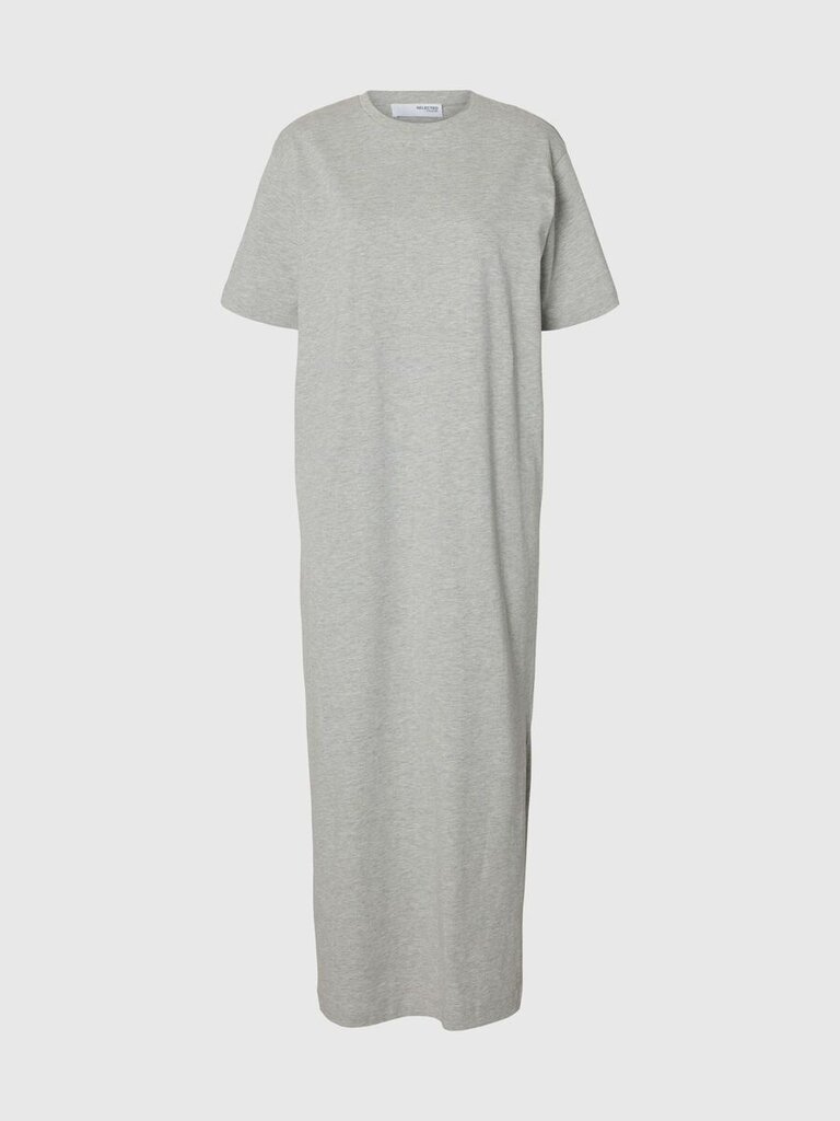 Essential Ankle Pocket Dress Light Grey Mel