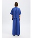 Lyra 2/4 Boxy Linen Blend Shirt Dazzling Blue