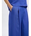 Lyra Wide Linen Blend Pants Dazzling Blue