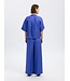 Lyra Wide Linen Blend Pants Dazzling Blue