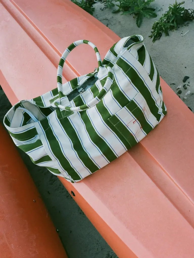 Stripie Canvas Camila bag