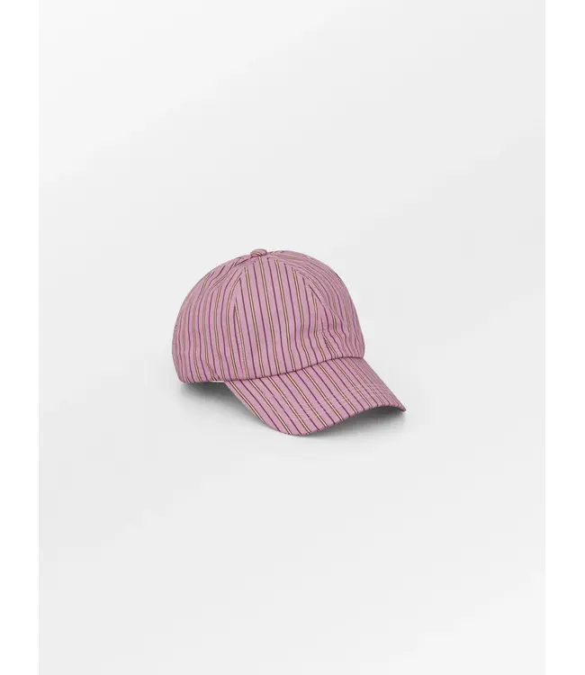 Stripel Cap Mauve Orchid Pink