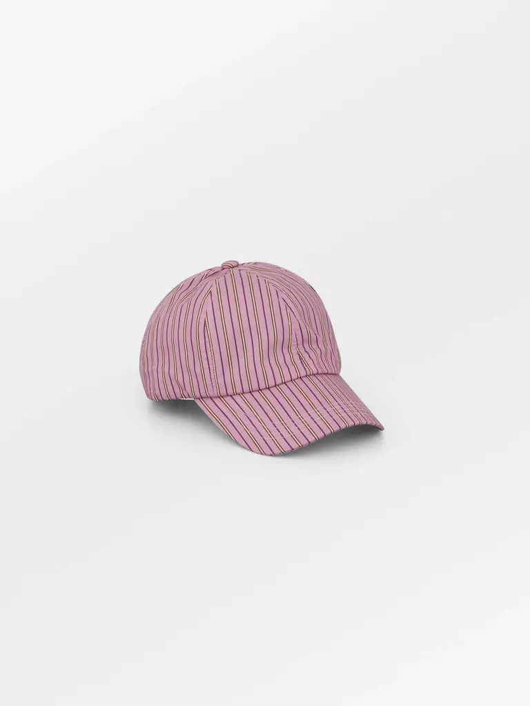Stripel Cap Mauve Orchid Pink