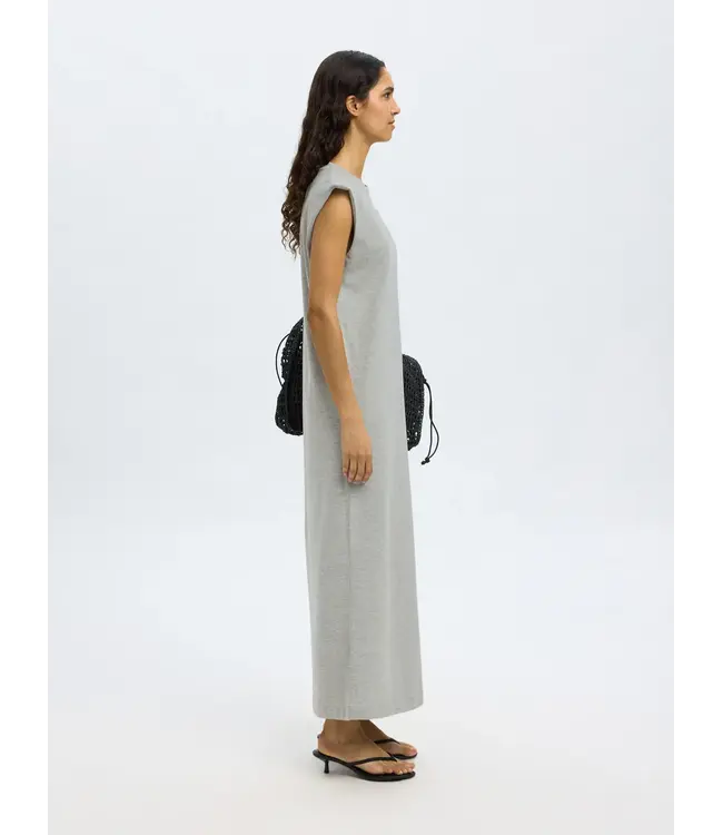 Halley Dress Light Grey Melange