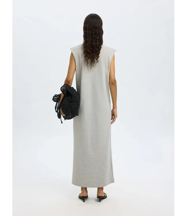 Halley Dress Light Grey Melange