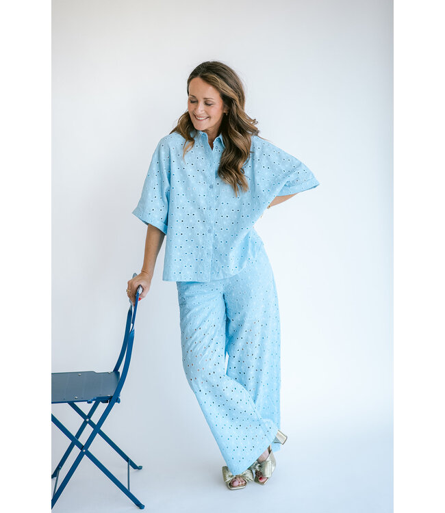 Maya Blouse Sunflower Blue