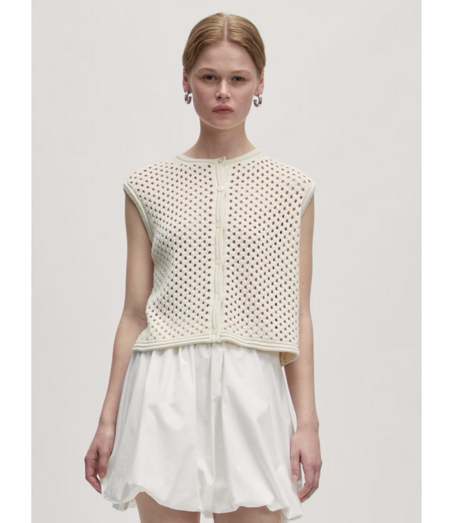 Mina Top Antique White