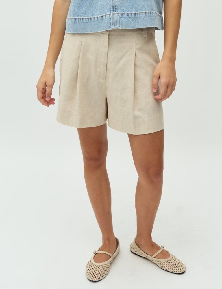 Cristiana Short Natural Linen