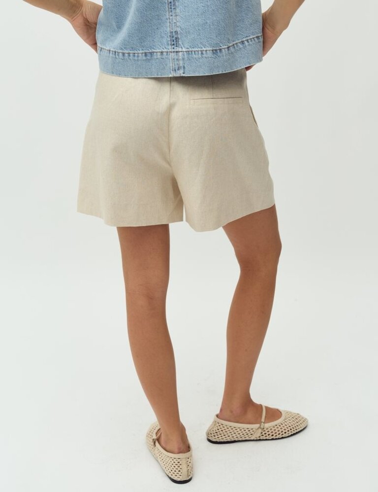 Cristiana Short Natural Linen