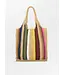 Striped Wafted Carolina  Bag