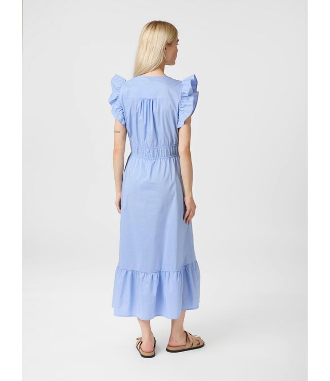 Pollana Poplin Dress Sky Blue
