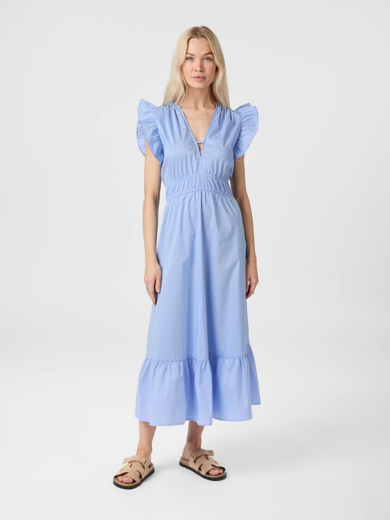 Pollana Poplin Dress Sky Blue