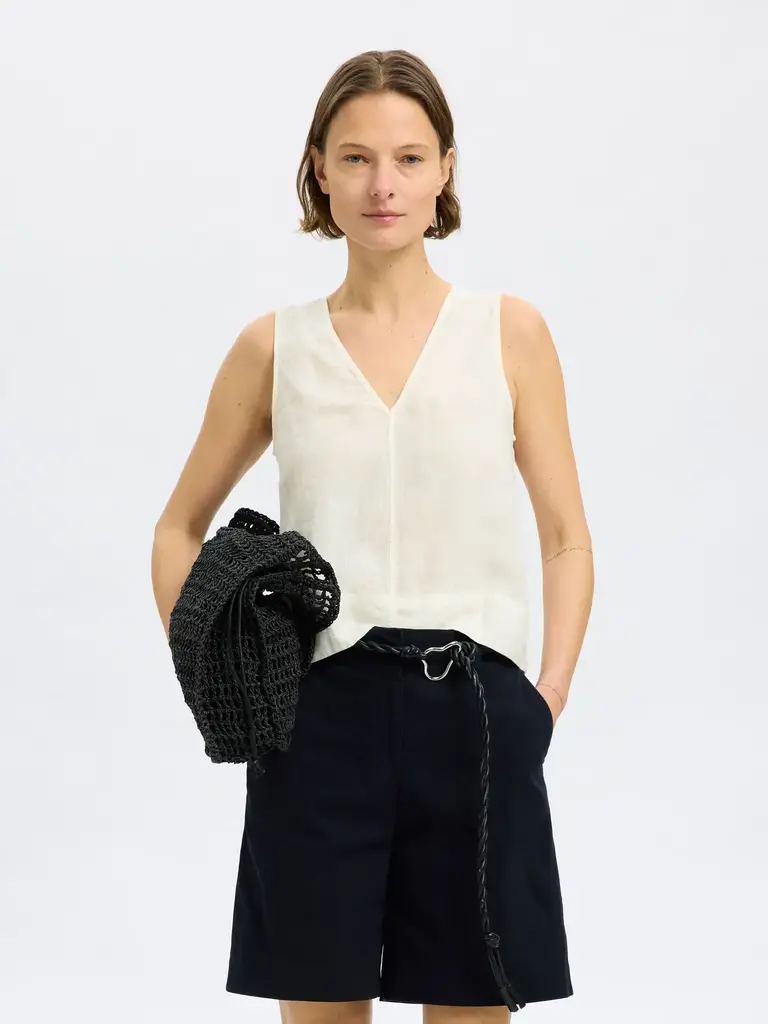 Lina Reversible Top Snow White