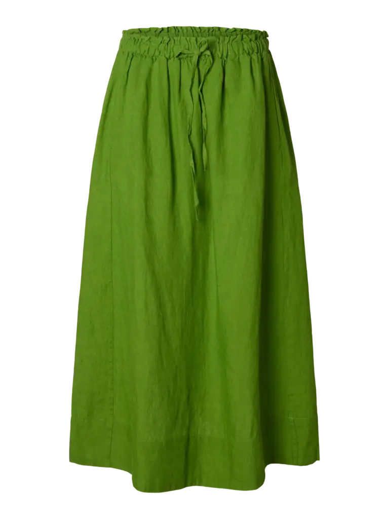 Lina Linen Skirt Spindle Tree