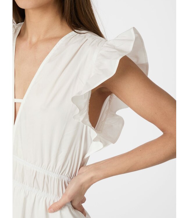 Pollana Poplin Dress White