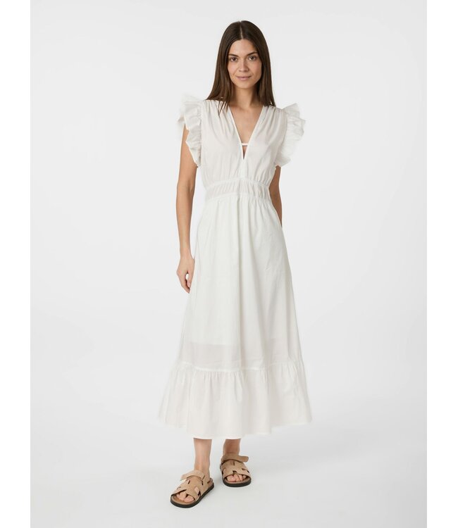 Pollana Poplin Dress White
