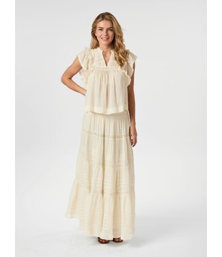 Felicia S Voile Skirt Light Yellow